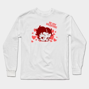 BETTY BOOP - Be my Valentine Long Sleeve T-Shirt